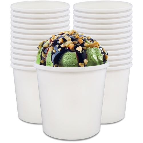 Disposable Soup Bowls Set 100pc Paper Bowls Bulk Food Containers