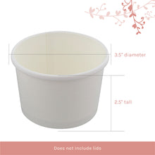 Load image into Gallery viewer, 8 Ounce Storage Containers – 100 Pack Disposable Soup Containers
