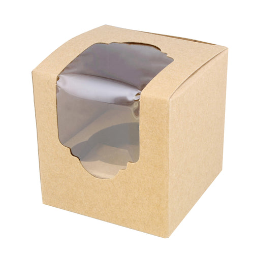 Mini Cupcake Holders - Individual Cupcake Boxes with Inserts