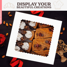 Load image into Gallery viewer, Cake Boxes with Window 25-Pack 12” x 12” x 8” Inch White Bakery Boxes
