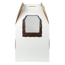 Load image into Gallery viewer, Disposable Cake Carrier with Window 16 x 16 x 18in Tall Cake Box 10pk
