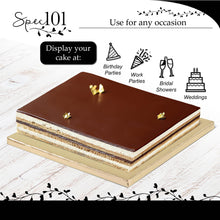 Load image into Gallery viewer, Cake Board 10 Inch 12pk Gold Cake Drum Cake Stands for Dessert Table
