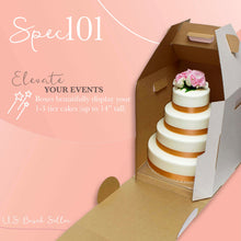 Load image into Gallery viewer, Disposable Cake Carrier Tall Cake Caddy 12x12 Cake Box 10-Pack
