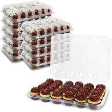 Load image into Gallery viewer, Plastic Cupcake Holder Carrier for 24 Standard Cupcakes – Set of 10
