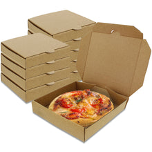 Load image into Gallery viewer, 5 Inch Kraft Mini Pizza Boxes Party Favor Cookie Cardboard Box 10-Pack
