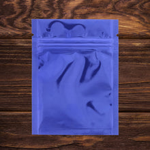 Load image into Gallery viewer, Smell Proof Mylar Aluminum Foil Bags Foil Pouches 3”x4” 100pk – Blue
