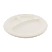 Load image into Gallery viewer, Biodegradable Bagasse Plates - 10in Sugarcane Dinner Plates, 500pk
