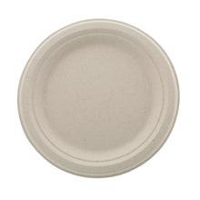 Load image into Gallery viewer, Bagasse Compostable Plates - 7in Sugarcane Dining Plates, 125pk
