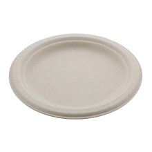 Load image into Gallery viewer, Bagasse Compostable Plates - 7in Sugarcane Dining Plates, 125pk
