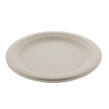 Load image into Gallery viewer, Bagasse Compostable Plates - 7in Sugarcane Dining Plates, 500pk
