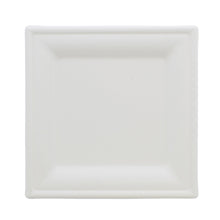 Load image into Gallery viewer, Bagasse Plates Compostable Plates 8 Inch White Paper Plates 100pk
