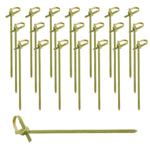 Load image into Gallery viewer, Bamboo Knotted Picks - 3.5IN Bamboo Martini Skewers Toothpicks, 1000pc
