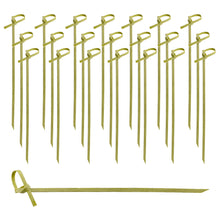 Load image into Gallery viewer, Bamboo Knotted Picks - 4.7IN Bamboo Martini Skewers Toothpicks, 1000pc
