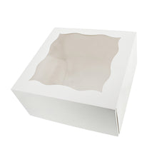 Load image into Gallery viewer, Spec101 Square Cake Boxes with Window - 15pk White Cake Boxes
