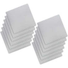 Load image into Gallery viewer, Square Cake Drums, 12pk - White Pleated Edge 12 Inch Cake Board Drums
