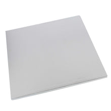 Load image into Gallery viewer, Square Cake Drums, 12pk - White Pleated Edge 12 Inch Cake Board Drums
