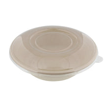 Load image into Gallery viewer, Sugarcane Bowls &amp; Lids, Disposable Bowls Biodegradable Bowls 34oz 50pk
