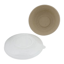 Load image into Gallery viewer, Sugarcane Bowls &amp; Lids, Disposable Bowls Biodegradable Bowls 34oz 50pk
